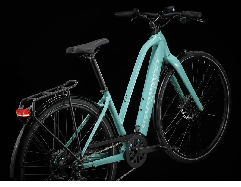 Trek Fx 2 Stagger Electric Hybrid Bike in Blue Sage